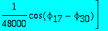 Q := matrix([[879/640000, 2977/2880000*cos(phi[1]-p...